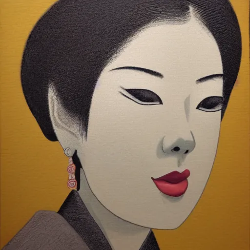 Prompt: portrait of Maiko. Detailed face. Profile picture.