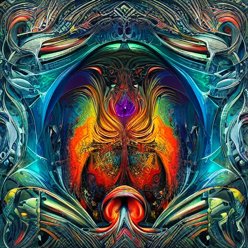 Image similar to album cover design by Android Jones