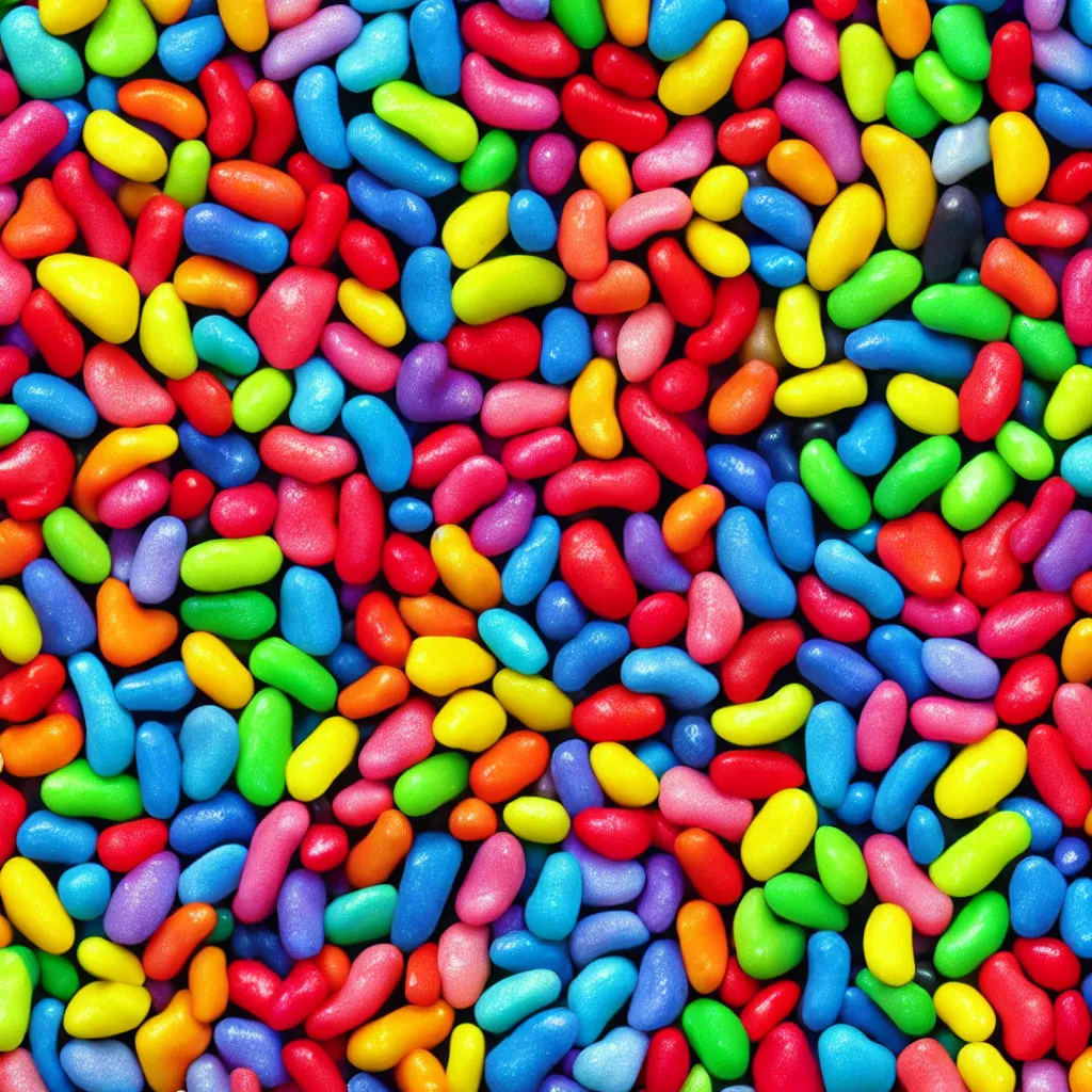 Image similar to pencil drawn jellybeans texture art, 4k