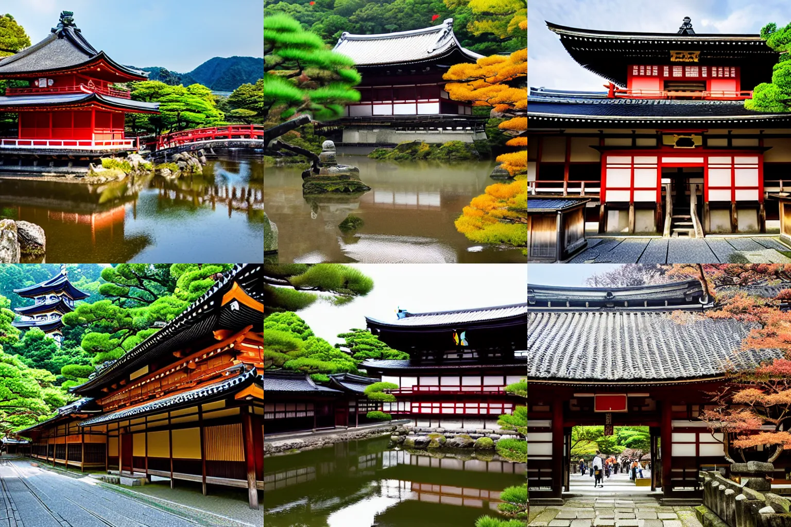 Prompt: ancient japanese city Kyoto