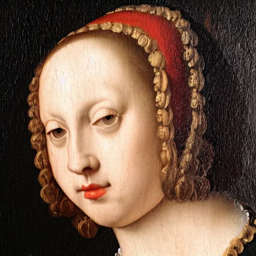 Prompt: a renaissance style portrait painting of Casper