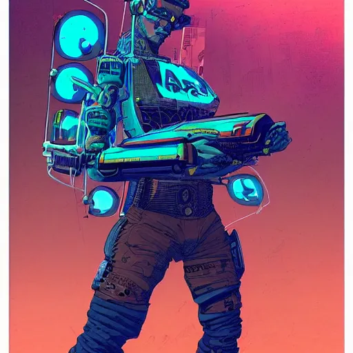 Image similar to a cyberpunk boxer, centered in the frame, cyberpunk concept art by Jean Giraud and josan gonzales, digital art, highly detailed, intricate, sci-fi, sharp focus, Trending on Artstation HQ, deviantart, 4K UHD image