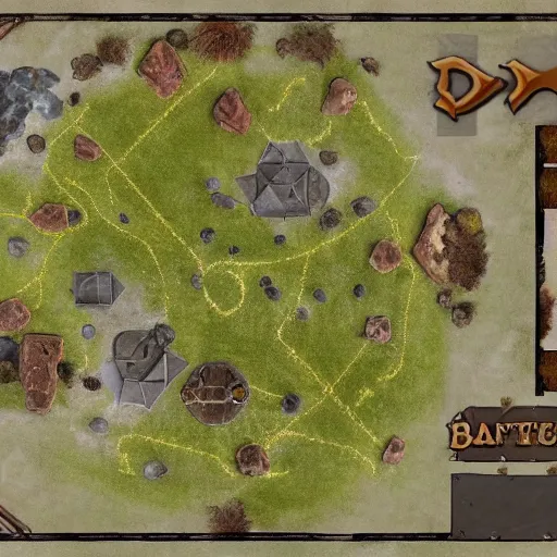 Prompt: d&d battlemap