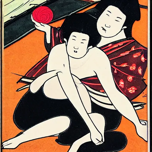 Image similar to shunga art