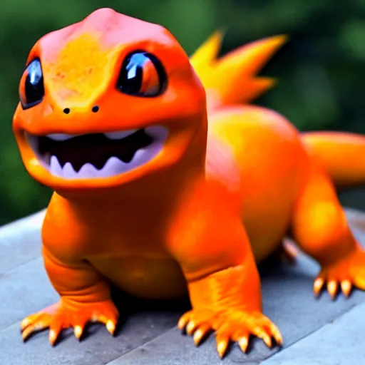 Prompt: real life charmander