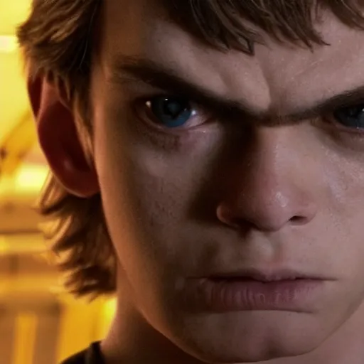 Image similar to angry, pissed off, nikolas cruz as anakin skywalker in star wars episode 3, 8k resolution, full HD, cinematic lighting, award winning, anatomically correct