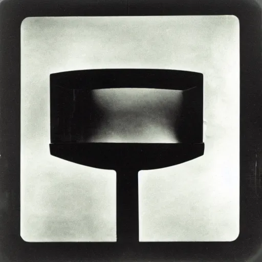 Prompt: The ‘Naive Oculus’ by Man Ray, auction catalogue photo (early rayograph), private collection, collected by Paul Virilio for the exhibition ‘Aesthetics of Disappearance’