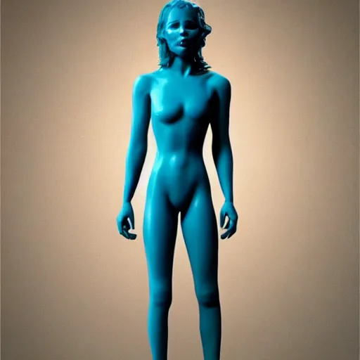 Image similar to strange wax figurine, wax person, artstation, official art, wax statue
