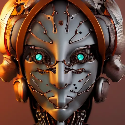 Image similar to biomechanical eva elfie extremely beautiful, chimeric organism, pale skin, organic steel, full frontal, portrait, highly detailed, transhumanist, symmetrical, mechanical, anatomical, mendelbrot fractal, ray tracing, hyperdetailed, hyperrealistic, trending on artstation, oppai cyberpunk, octane render, hdr, uhd 4k