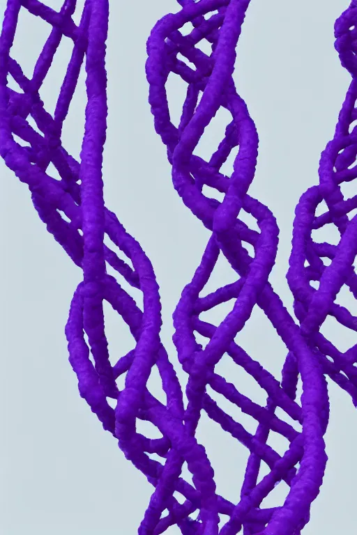 Prompt: dna, purple