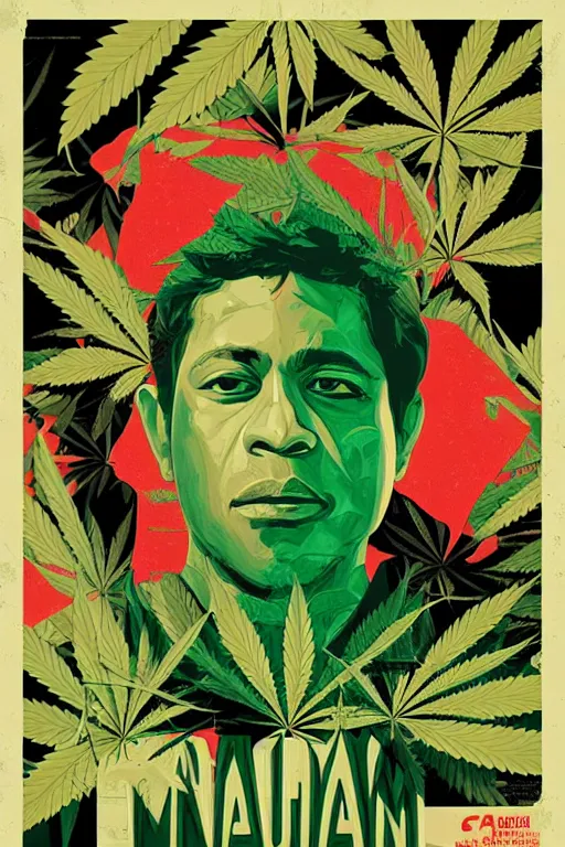 Image similar to marijuana poster by sachin teng, miami, organic painting, asymmetrical, interesting, marijuana smoke, matte paint, hard edges, energetic, 3 d shapes, smoke, green, masterpiece