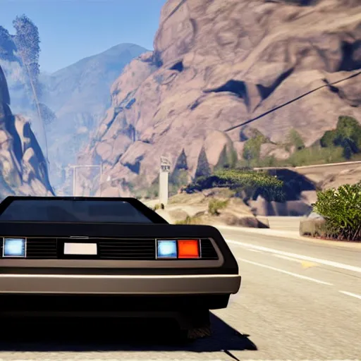 Image similar to delorean in grand theft auto 5