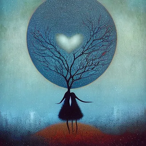 Prompt: love by andy kehoe, masterpiece