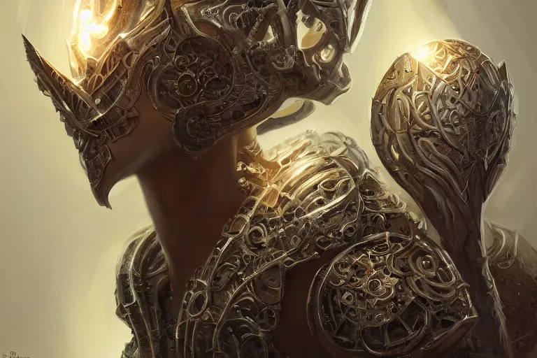 Image similar to a finely detailed portrait of a female human clothed in sparkling electrical battle armor, beautiful bone structure, symmetrical facial features, intricate, elegant, digital painting, trending on Artstation, concept art, smooth, sharp focus, illustration, from Diablo by Ruan Jia and Mandy Jurgens and Artgerm and william-adolphe bouguerea, award winning