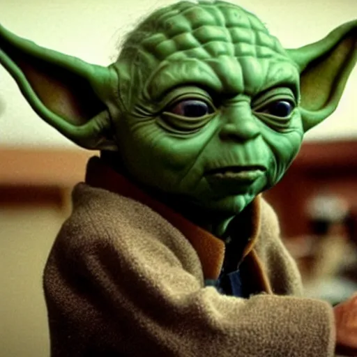 Image similar to steve buscemi as yoda.