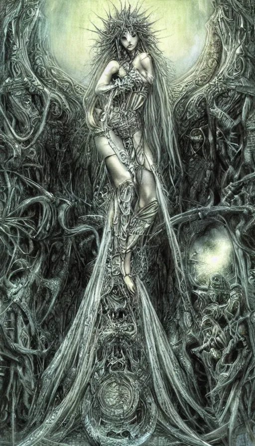 Image similar to Psytrance Artwork, by Luis Royo,