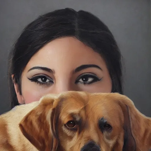 Image similar to eden ben zaken eating a dog, photorealistic, detailed