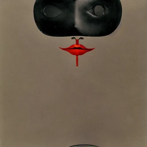 Image similar to The ‘Naive Oculus’ by Man Ray, auction catalogue photo, private collection, colourised