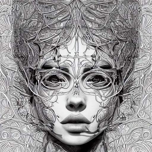 Image similar to the head of an unbelievably elegant and beautiful woman partially made of potatoes and violets, an ultrafine detailed illustration by james jean, final fantasy, intricate linework, bright colors, behance contest winner, vanitas, angular, altermodern, unreal engine 5 highly rendered, global illumination, radiant light, detailed and intricate environment
