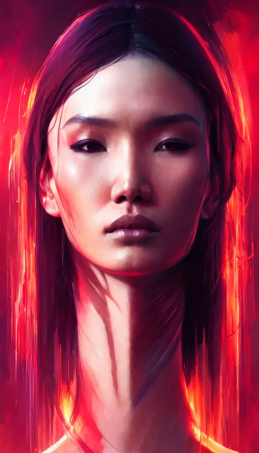 Image similar to altered carbon, dance meditation, gemma chan girl portrait, made by stanley artgerm lau, wlop, rossdraws, james jean, andrei riabovitchev, marc simonetti, yoshitaka amano, beksinski artstation, cgsociety