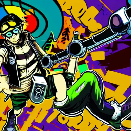 Image similar to Jet Set Radio, 8K HD