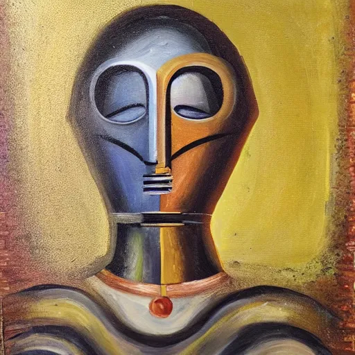 Image similar to deus ex machina, artistic, oil painting,