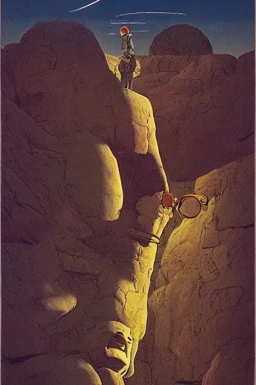 Prompt: Mac Gyver (1985), retro vintage movie poster, 2D matte illustration, Beksinkski, Moebius, Frank Frazetta
