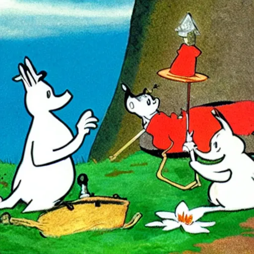 Prompt: The Moomins