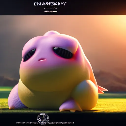 Prompt: photography of a realistic chansey animal, ultra detailed, 8 k, cinematic lighting, natural background, trending on artstation, pokemon