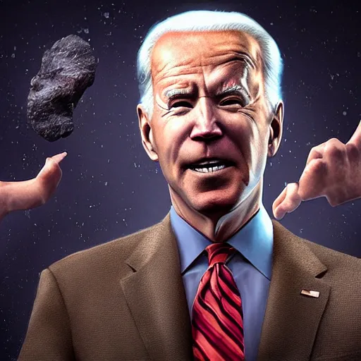 Image similar to hyperrealistic mixed media high resolution image of Joe Biden being torn asunder into a small orifice by an immense invisible gravitational force, stunning 3d render inspired art by István Sándorfi and Greg Rutkowski and Unreal Engine, perfect symmetry, dim volumetric lighting, 8k octane beautifully detailed render, post-processing, extremely hyper-detailed, intricate, epic composition, highly detailed attributes, highly detailed atmosphere, cinematic lighting, masterpiece, trending on artstation, very very detailed, masterpiece, stunning, flawless structure, lifelike texture, perfection,