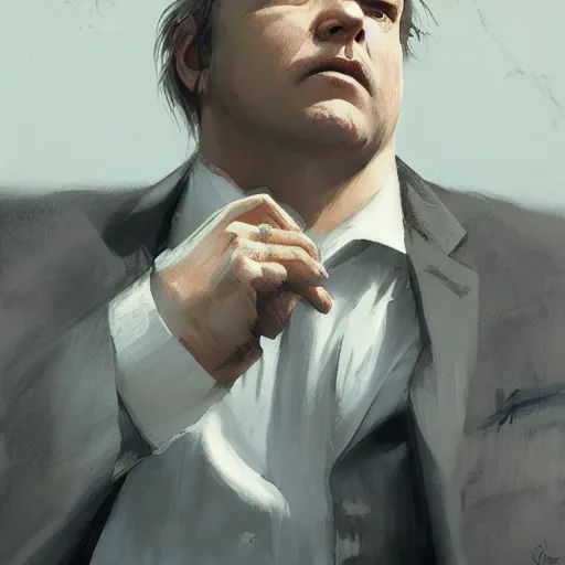 Image similar to kingpin, by greg rutkowski