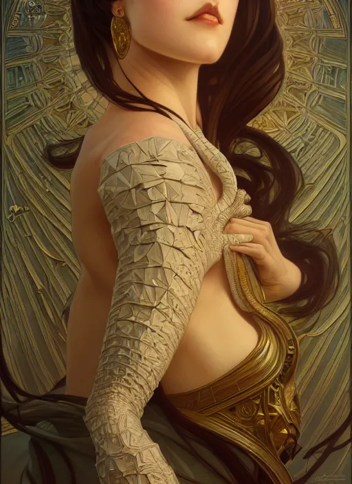 Prompt: draconian, intricate, elegant, highly detailed, digital painting, artstation, concept art, smooth, sharp focus, illustration, art by artgerm and greg rutkowski and alphonse mucha, 8 k