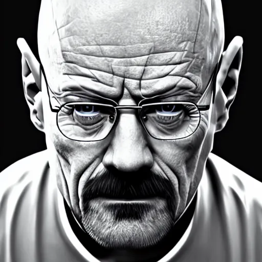 Image similar to walter white, 4k, realistic, unreal engine render, trending in artstation, artstationHD, artstationHQ