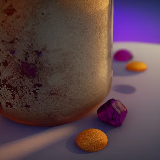 Image similar to ultra-realistic soggy mystical potion close up, 8k, no blur, octane render, simple clear background,