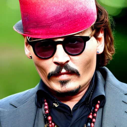 Image similar to strawberry johnny depp