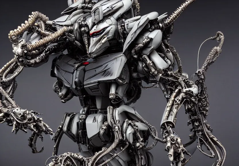 Prompt: extremely detailed. full body pictures of a cybernetic snake gundam motorcycle engine. underwater photography. claws. biomechanical giger ’ s xenomorph. the thing. detailed and intricate environment, wide angle, hyperrealism, plants and jungle, detailed and intricate environment, reflective, dynamic lighting, rembrandt, 8 k
