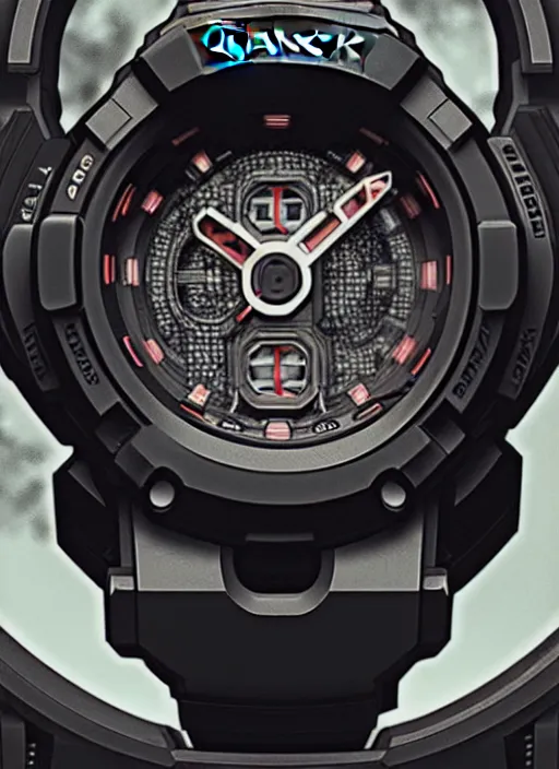 Image similar to portrait a gshock ga 2 1 0 0 watch highly detailed, digital painting, concept art, smooth, sharp focus, illustration, art by greg rutkowski