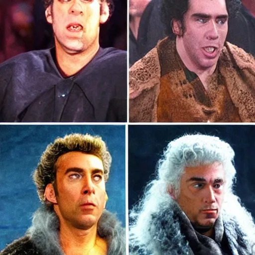 Image similar to kramer from seinfeld in the world of a song of ice and fire