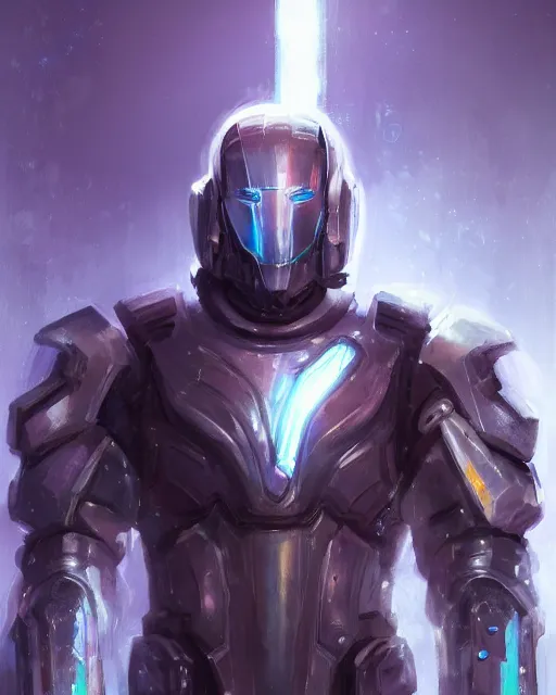 Prompt: portrait of handsome guy in cyber armor, dreamy and ethereal, expressive pose, bule eyes, exciting expression, fantasy, intricate, elegant, many lightning, cold color, highly detailed, digital painting, artstation, concept art, cyberpunk wearing, smooth, sharp focus, led, illustration.