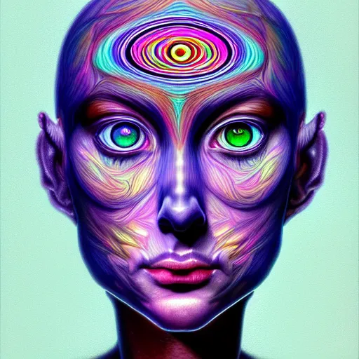 Image similar to An extremely psychedelic portrait of an eye, surreal, LSD, face, detailed, intricate, elegant, lithe, highly detailed, digital painting, artstation, concept art, smooth, sharp focus, illustration