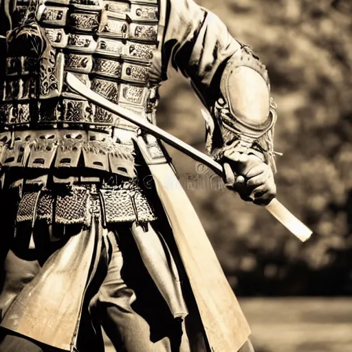 Prompt: samurai stock photo