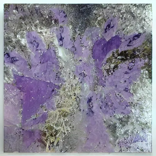 Image similar to lavender manipulation layeredinfusion abstractart cybermonday lilac silver silver fuji abstractart pastel lilac sparkle fuji surreal creations serene lilac sparkle grey lilac weeping abstract collage