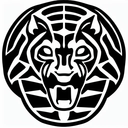 Image similar to sports logo detailed vector panther