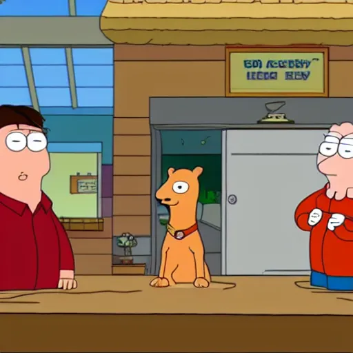 Image similar to of a crypto animal in the style of family guy