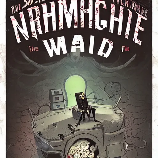 Image similar to nightmare trapped in the machine by rob sheridan and jerod scott and lance weiler