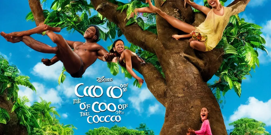 Prompt: of the coco tree ( of the coco tree ),, silly, highly detailed, sharp, cinematic, 8 k,