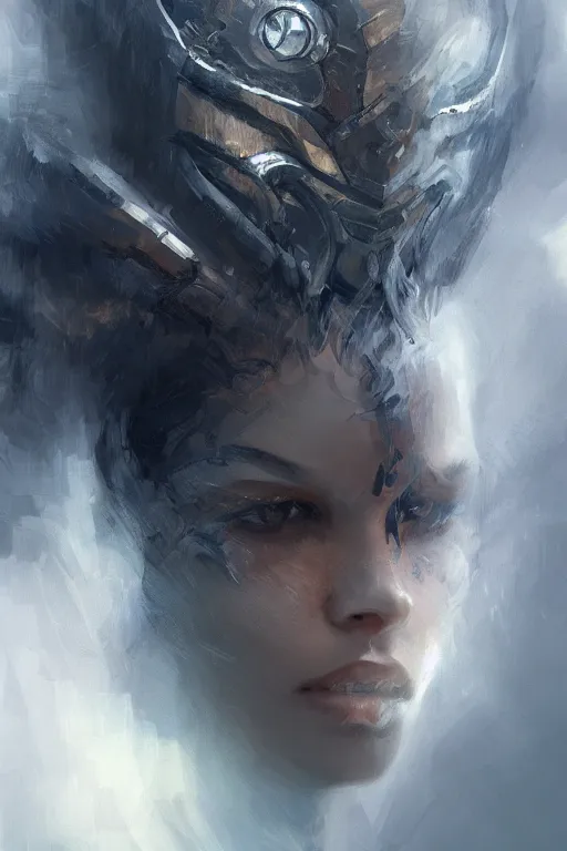 Image similar to Avalon knight, close-up portrait, fierce, intricate, elegant, volumetric lighting, scenery, digital painting, highly detailed, artstation, sharp focus, illustration, concept art, ruan jia, steve mccurry