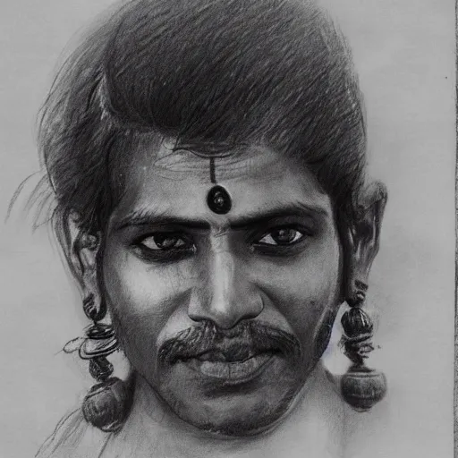 Avanthika  Bahubali Drawing by Bharath Reddy  Pixels