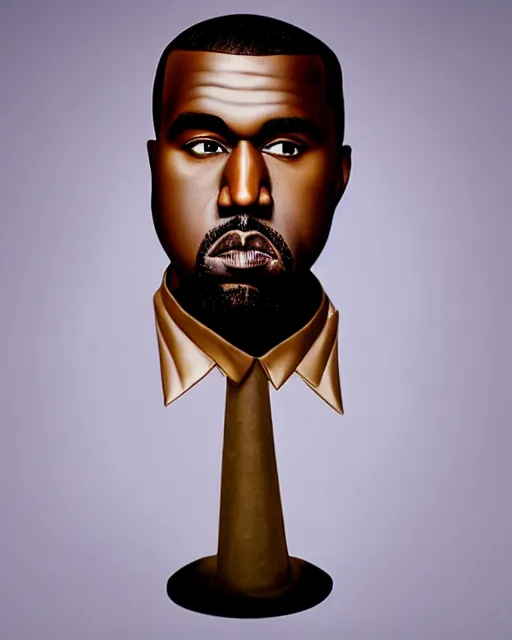 Image similar to kanye west bobblehead mode