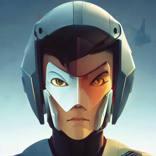 Image similar to face icon stylized minimalist robotech, loftis, cory behance hd by jesper ejsing, by rhads, makoto shinkai and lois van baarle, ilya kuvshinov, rossdraws global illumination